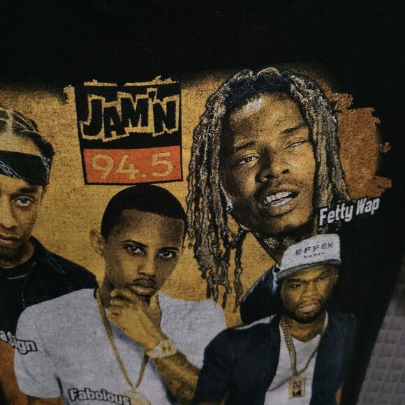 Summer Jam Concert Tshirt SzM Tee Hip Hop Fetty Wap 50 Cent Dolla $ign Fabolous - Picture 10 of 16